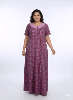 60 LENGTH CENTRE ZIP NIGHTY