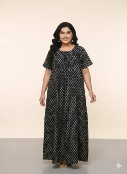 60 LENGTH CENTRE ZIP NIGHTY