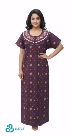 EMBROIDERY NIGHTY LARGE CHEST