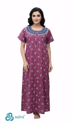 EMBROIDERY NIGHTY LARGE CHEST