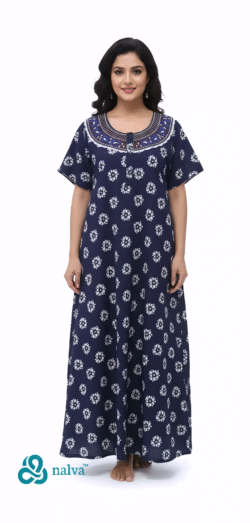 EMBROIDERY NIGHTY LARGE CHEST