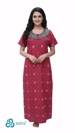 EMBROIDERY NIGHTY LARGE CHEST