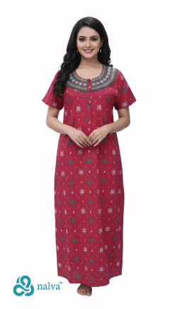 EMBROIDERY NIGHTY LARGE CHEST