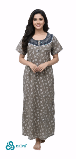 EMBROIDERY NIGHTY LARGE CHEST