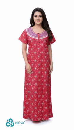 EMBROIDERY NIGHTY LARGE CHEST