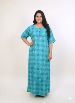 3 BUTTON  PLUS SIZE NIGHTY