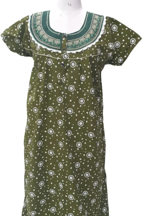 EMBROIDERY NIGHTY LARGE CHEST