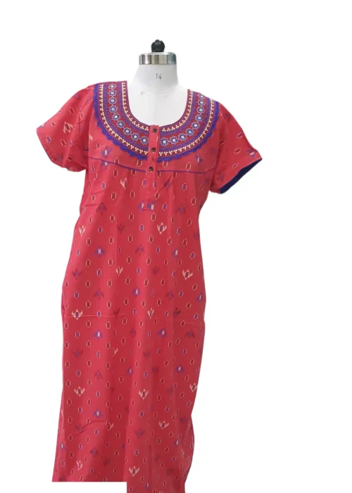 EMBROIDERY NIGHTY LARGE CHEST