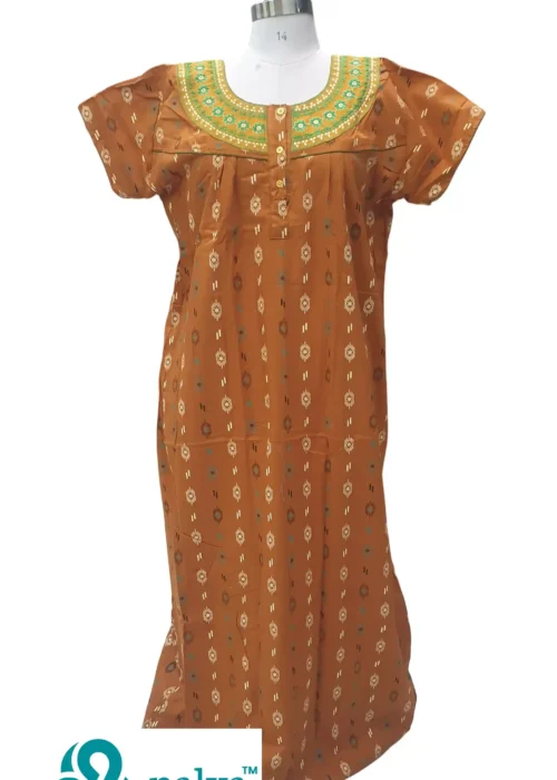 EMBROIDERY NIGHTY LARGE CHEST