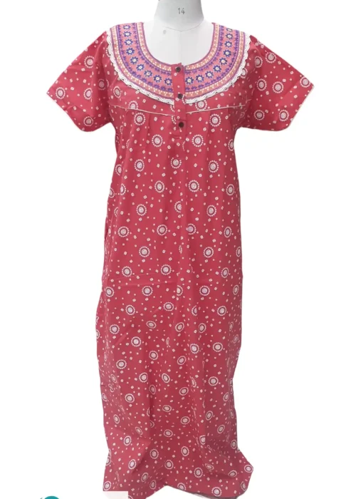 EMBROIDERY NIGHTY LARGE CHEST