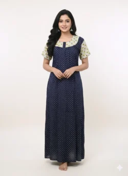 3 BUTTON ROUND NECK NIGHTY