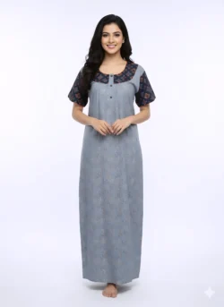 3 BUTTON ROUND NECK NIGHTY