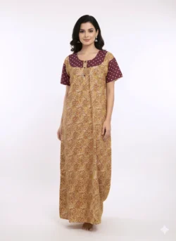 3 BUTTON ROUND NECK NIGHTY