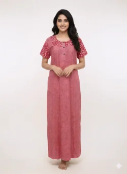 3 BUTTON ROUND NECK NIGHTY