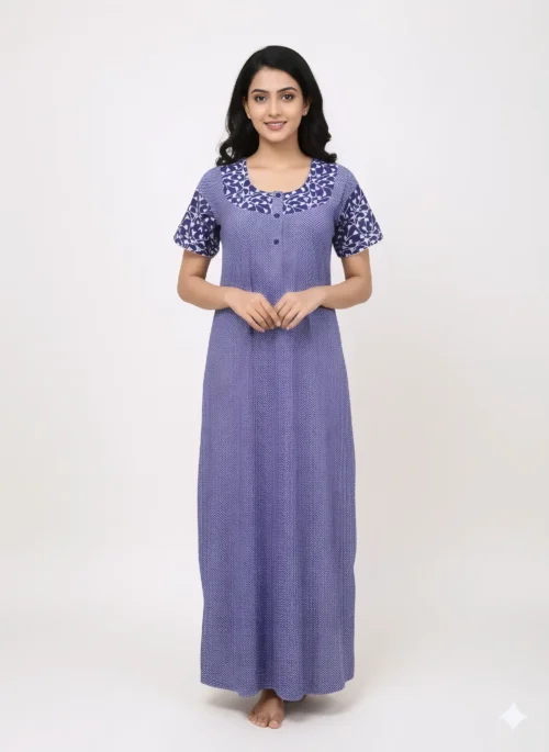 3 BUTTON ROUND NECK NIGHTY
