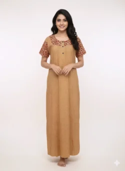 3 BUTTON ROUND NECK NIGHTY