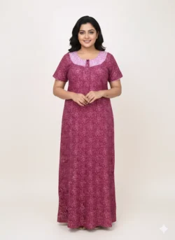 60 LENGTH CENTRE ZIP NIGHTY