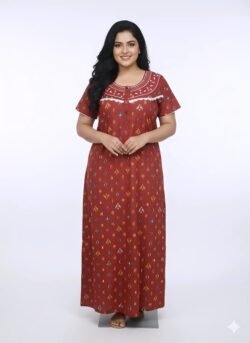 EMBROIDERY NIGHTY LARGE CHEST