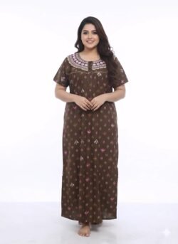 EMBROIDERY NIGHTY LARGE CHEST