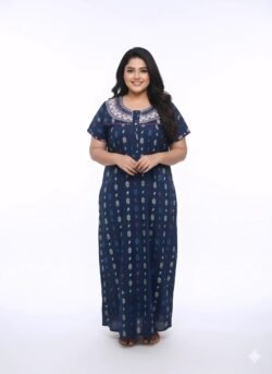 EMBROIDERY NIGHTY LARGE CHEST