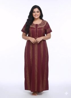 EMBROIDERY NIGHTY LARGE CHEST