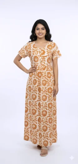 BATIQ FROCK NIGHTY - XXL (FREE SIZE)