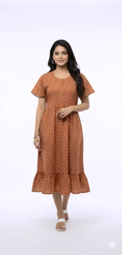 KNEE LENGTH FROCK NIGHTY