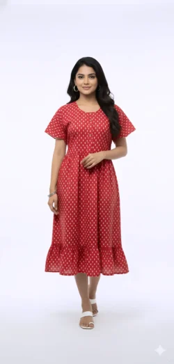 KNEE LENGTH FROCK NIGHTY