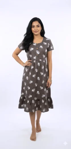 KNEE LENGTH FROCK NIGHTY