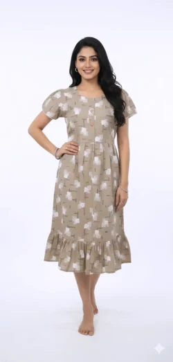 KNEE LENGTH FROCK NIGHTY