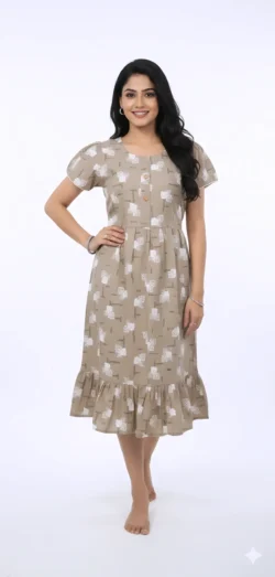 KNEE LENGTH FROCK NIGHTY