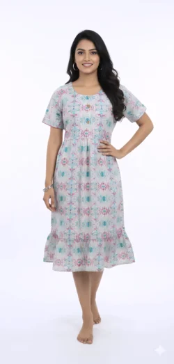 KNEE LENGTH FROCK NIGHTY