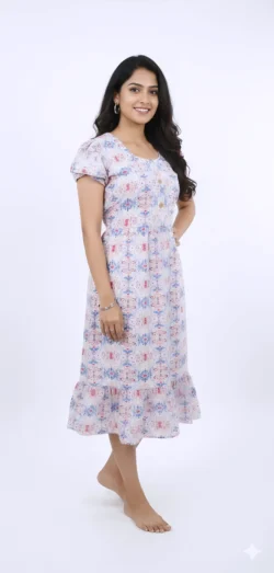 KNEE LENGTH FROCK NIGHTY