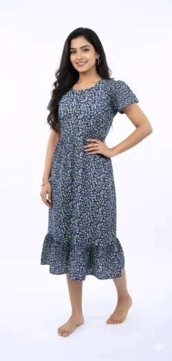 KNEE LENGTH FROCK NIGHTY