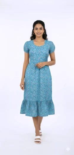 KNEE LENGTH FROCK NIGHTY