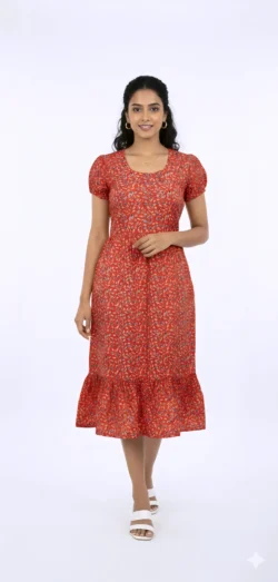 KNEE LENGTH FROCK NIGHTY