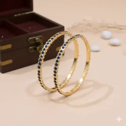 Panchaloha Bangle (Dark blue)-BG102