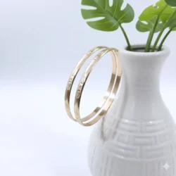 Unpolished Panchaloha Bangle -BG115