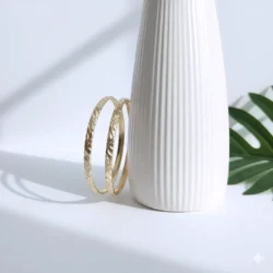 Unpolished Panchaloha Bangle -BG112