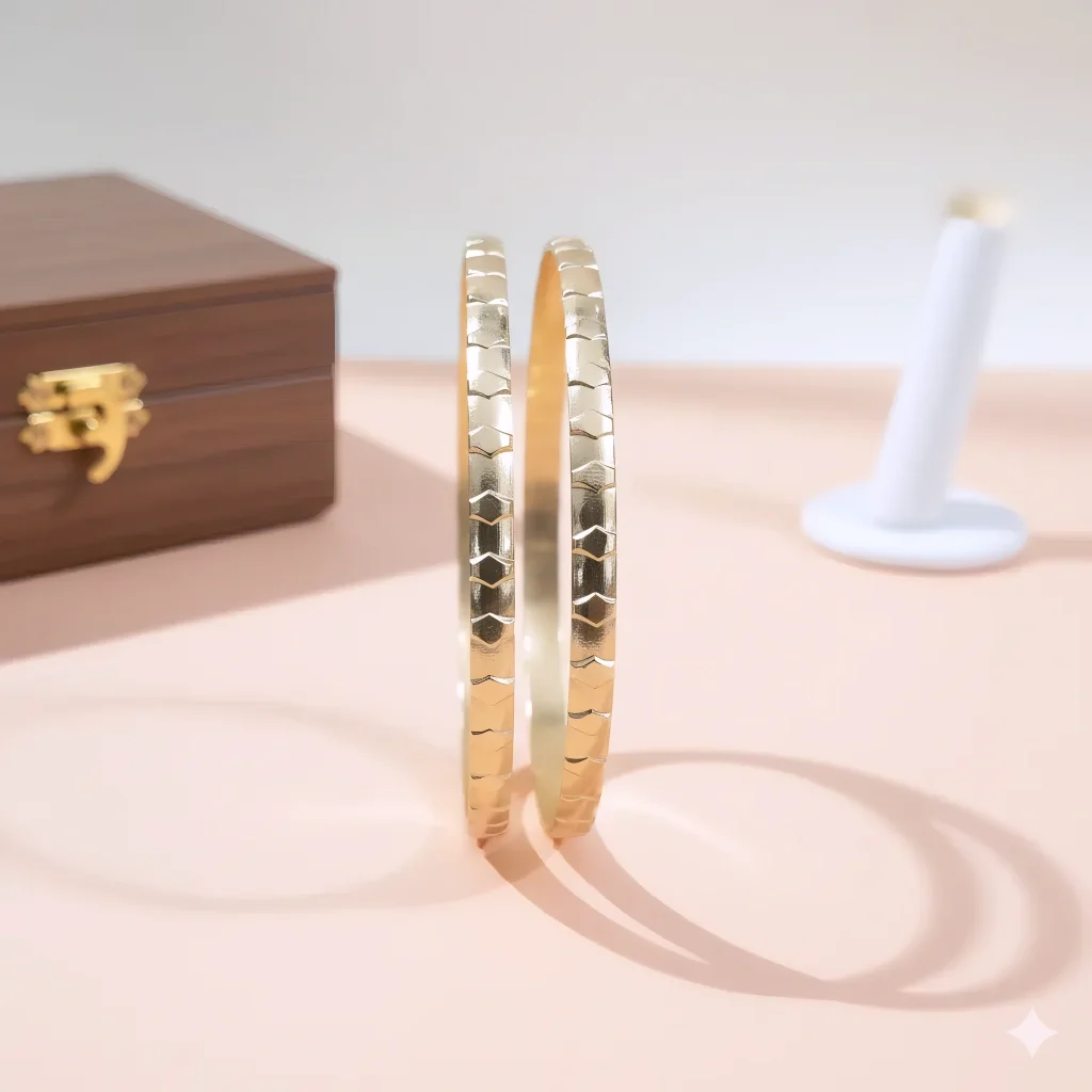 Unpolished Panchaloha Bangle -BG110