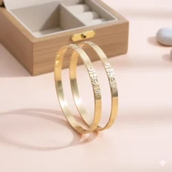 Unpolished Panchaloha Bangle -BG114