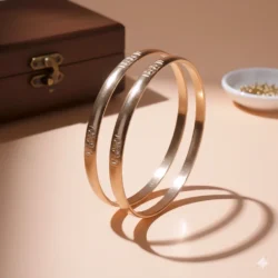 Unpolished Panchaloha Bangle -BG113