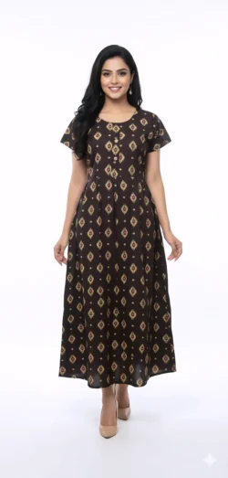 FROCK NIGHTY - XXL (FREE SIZE)