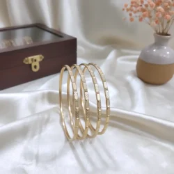 Unpolished Panchaloha Bangle -BG128