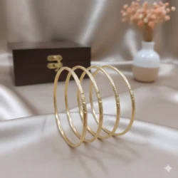 Kids Unpolished Panchaloha Bangle KP08