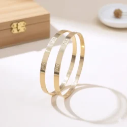 Unpolished Panchaloha Bangle -BG129