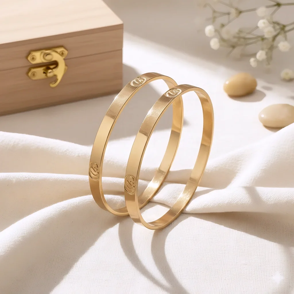 Unpolished Panchaloha Bangle -BG131