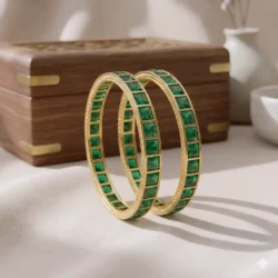Panchaloha Bangle (Green) -BG142