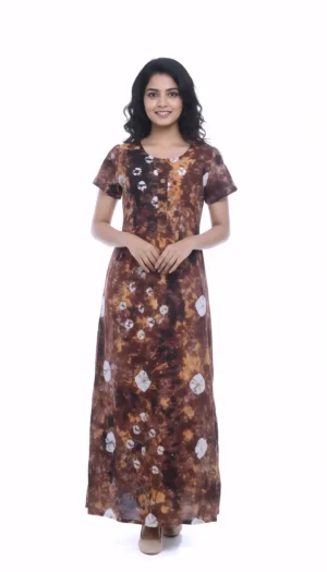 BATIQ FROCK NIGHTY FREE SIZE (XXL)-BTFR98