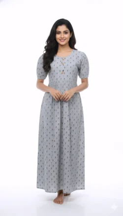 FROCK NIGHTY - XXL (FREE SIZE)